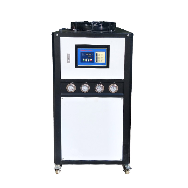 3PH-380V-50HZ 10HP เครื่องทำความเย็นแบบกล่องระบายความร้อนด้วยน้ำมัน